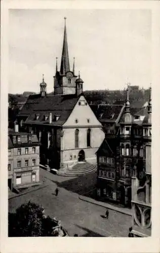 Ak Pößneck in Thüringen, Markt