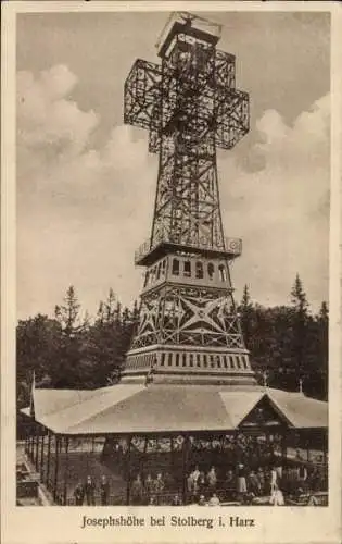 Ak Stolberg im Harz, Großer Auerberg, Josephshöhe