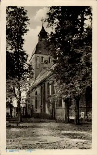 Ak Ribnitz in Mecklenburg, Stadtkirche