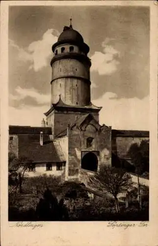 Ak Nördlingen in Schwaben, Löpsinger Tor