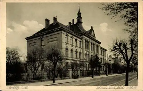 Ak Rochlitz an der Mulde, Landwirtschaftliche Schule