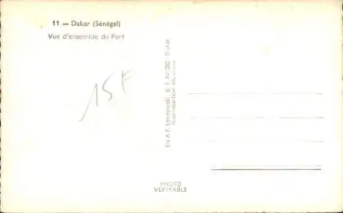 Ak Dakar Senegal, Hafenübersicht, Hafenpanorama