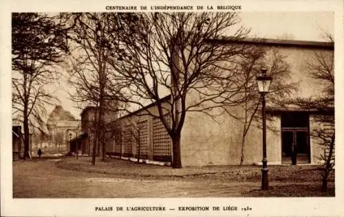 Ak Lüttich Lüttich Wallonien, Ausstellung 1930, Palais de l’Agriculture