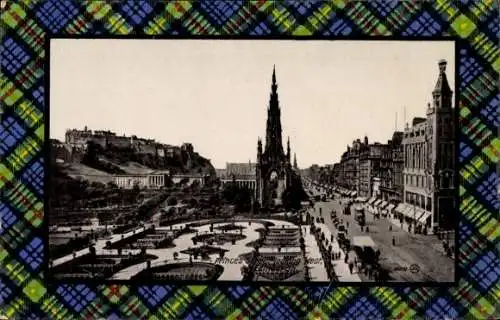 Passepartout Ak Edinburgh Schottland, Princes Street