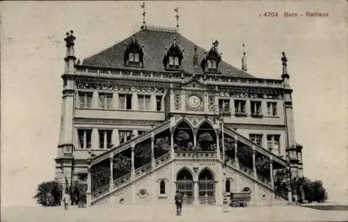 Ak Bern Stadt Schweiz, Rathaus