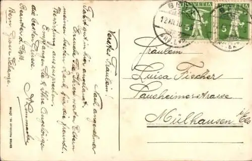 Ak Bern Stadt Schweiz, Rathaus