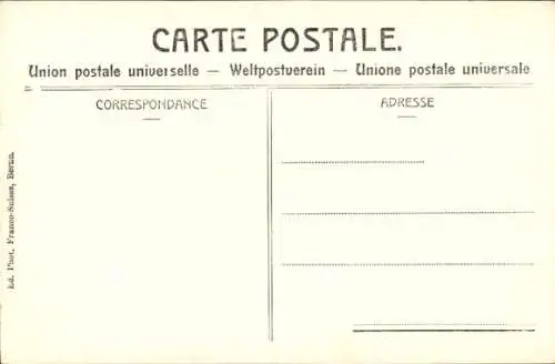 Ak Nyon Kanton Waadt, Schloss, Mont Blanc