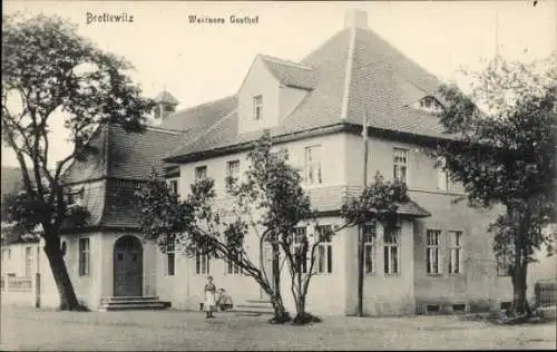 Ak Brottewitz Mühlberg an der Elbe, Weidners Gasthof