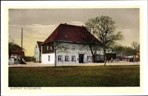 Ak Katzenberg Nossen in Sachsen, Gasthof Katzenberg an der Staatsstraße Meißen Nossen