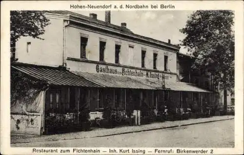 Ak Hohen Neuendorf Oberhavel, Restaurant zum Fichtenhain