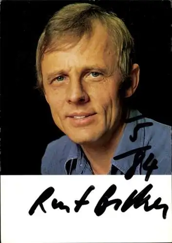 Ak Schauspieler Rolf Becker, Portrait, Autogramm