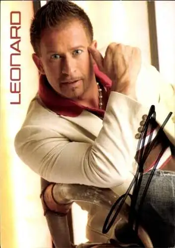 Ak Schauspieler und Sänger Leonard, Portrait, Autogramm