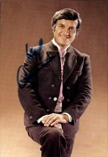 Ak Schauspieler und Sänger Hansl Krönauer, Portrait, Autogramm