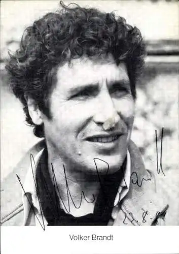 Ak Schauspieler Volker Brandt, Portrait, Autogramm