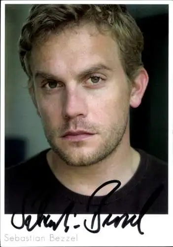 Ak Schauspieler Sebastian Bezzel, Portrait, Autogramm