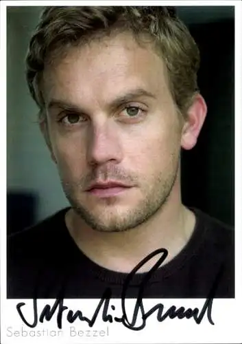 Ak Schauspieler Sebastian Bezzel, Portrait, Autogramm