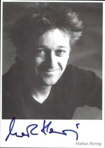 Ak Schauspieler Markus Hering, Portrait, Autogramm