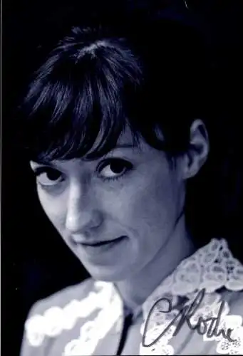 Ak Schauspielerin Charlotte Roche, Portrait, Autogramm