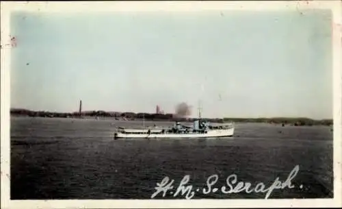 Foto Britisches Kriegsschiff, HMS Seraph, Yangtze River