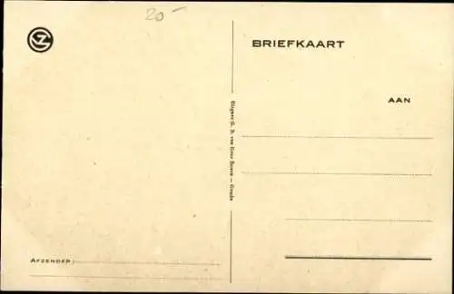 Künstler Ak Rotgans, Schach, Schachfiguren, Tor und Pferd