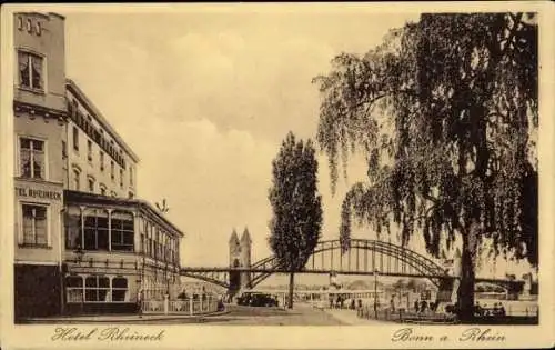 Ak Bonn in Nordrhein Westfalen, Hotel Rheineck