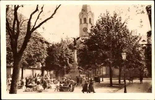 Ak Frankenthal in der Pfalz, Marktplatz