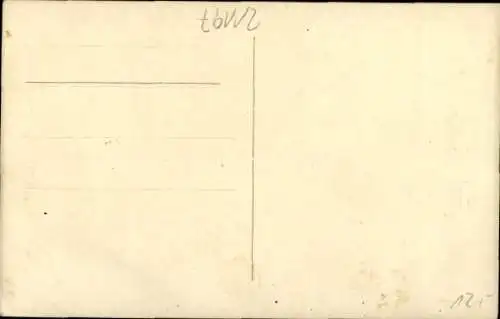 Foto Ak Frankreich, Zerschossener englischer Panzer, I WK