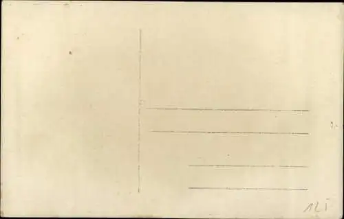 Foto Ak Frankreich, Zerschossener englischer Panzer, I WK