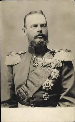 Ak Generalfeldmarschall Prinz Leopold von Bayern, Portrait in Uniform, Orden