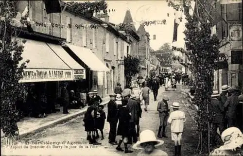 Ak Saint Barthélemy d'Agenais Lot et Garonne, Bezirk Barry