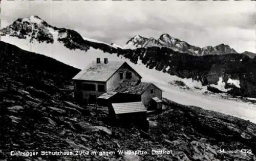 Ak Tirol Österreich, Defregger Schützhaus, Weißspitze