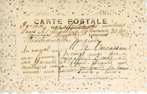 Ak Glückwunsch Neujahr, Blumenstrauß, Stiefmütterchen, Margeriten