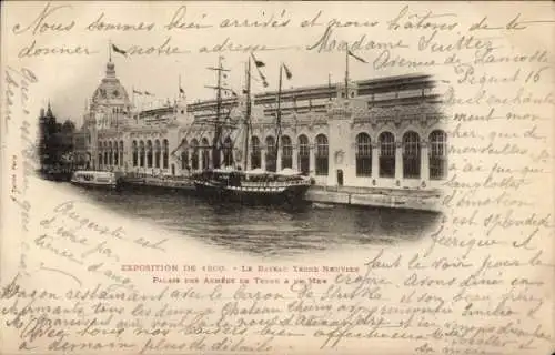 Ak Paris, Weltausstellung 1900, Palais des Armees de Terre et de Mer