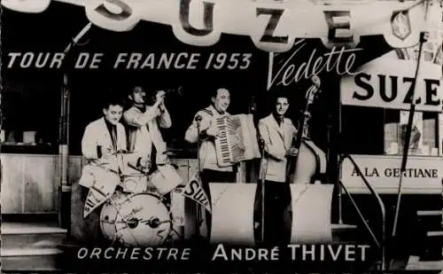 Ak Orchestre Andre Thivet, Tour de France 1953