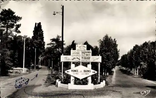 Ak Ronce les Bains Charente Maritime, L'Arrivee