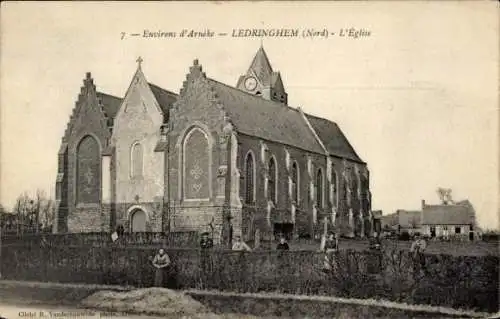 Ak Ledringhem Nord, Kirche