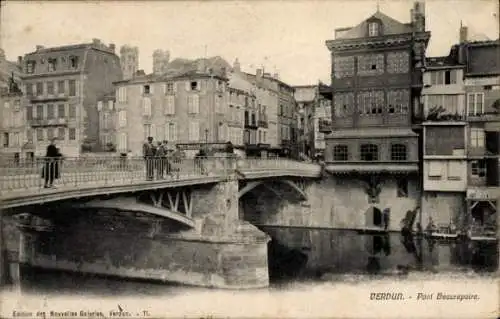 Ak Verdun Meuse, Pont Beaurepaire