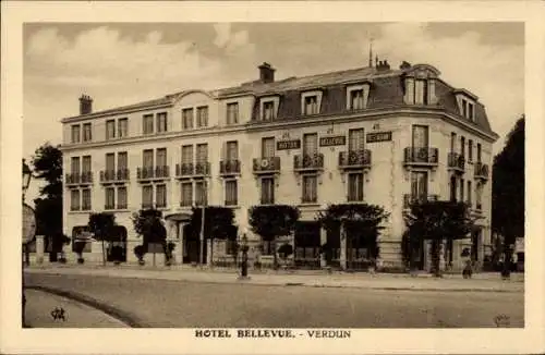 Ak Verdun Lothringen Meuse, Hotel Bellevue