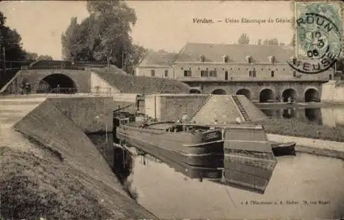 Ak Verdun Meuse, Usine Electrique du Genie