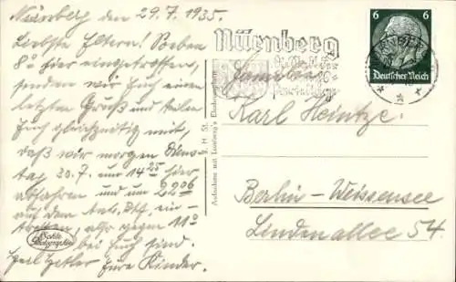 Ak Nürnberg in Mittelfranken, Vestnertor