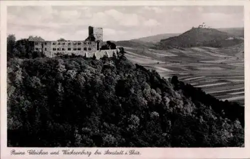 Ak Holzhausen in Thüringen, Veste Wachsenburg, Ruine Gleichen Wandersleben