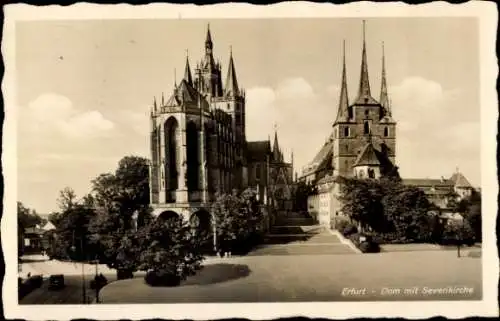 Ak Erfurt in Thüringen, Dom, Severikirche