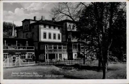 Ak Bad Sulza in Thüringen, Schloss Sonnenstein, Frinz Carl von Schweden-Stiftung