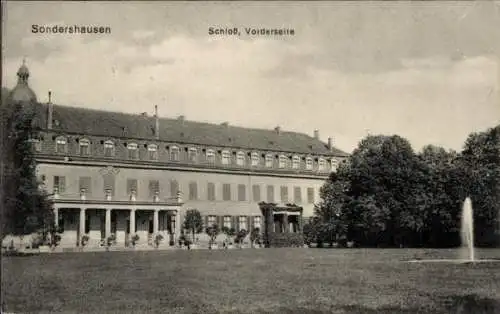 Ak Sondershausen im Kyffhäuserkreis Thüringen, Schloss, Vorderseite