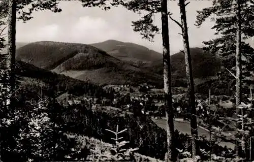 Ak Bad Herrenalb im Schwarzwald, Panorama, Blick von der Rotensoter Straße