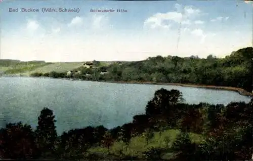 Ak Buckow in der Märkischen Schweiz, Bollersdorfer Höhe, Panorama