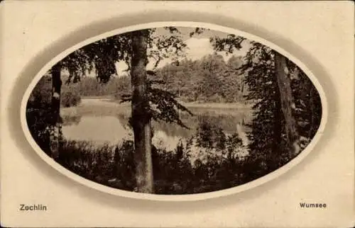 Ak Zechlin Rheinsberg in der Mark, Wumsee, Panorama