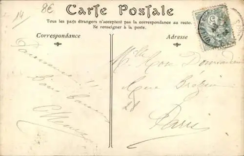 Ak Villers sur Mer Calvados, vue generale prise du Trouville