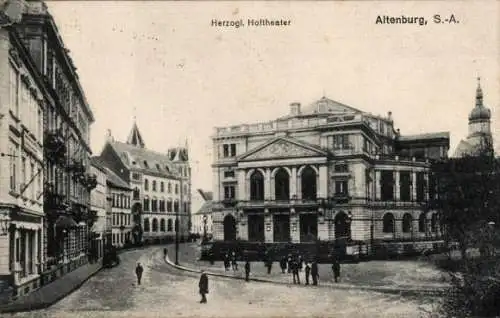 Ak Altenburg in Thüringen, Herzogl. Hoftheater