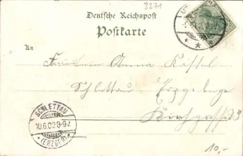 Litho Altengrabow Möckern in Sachsen Anhalt, Truppenübungsplatz, Kasino